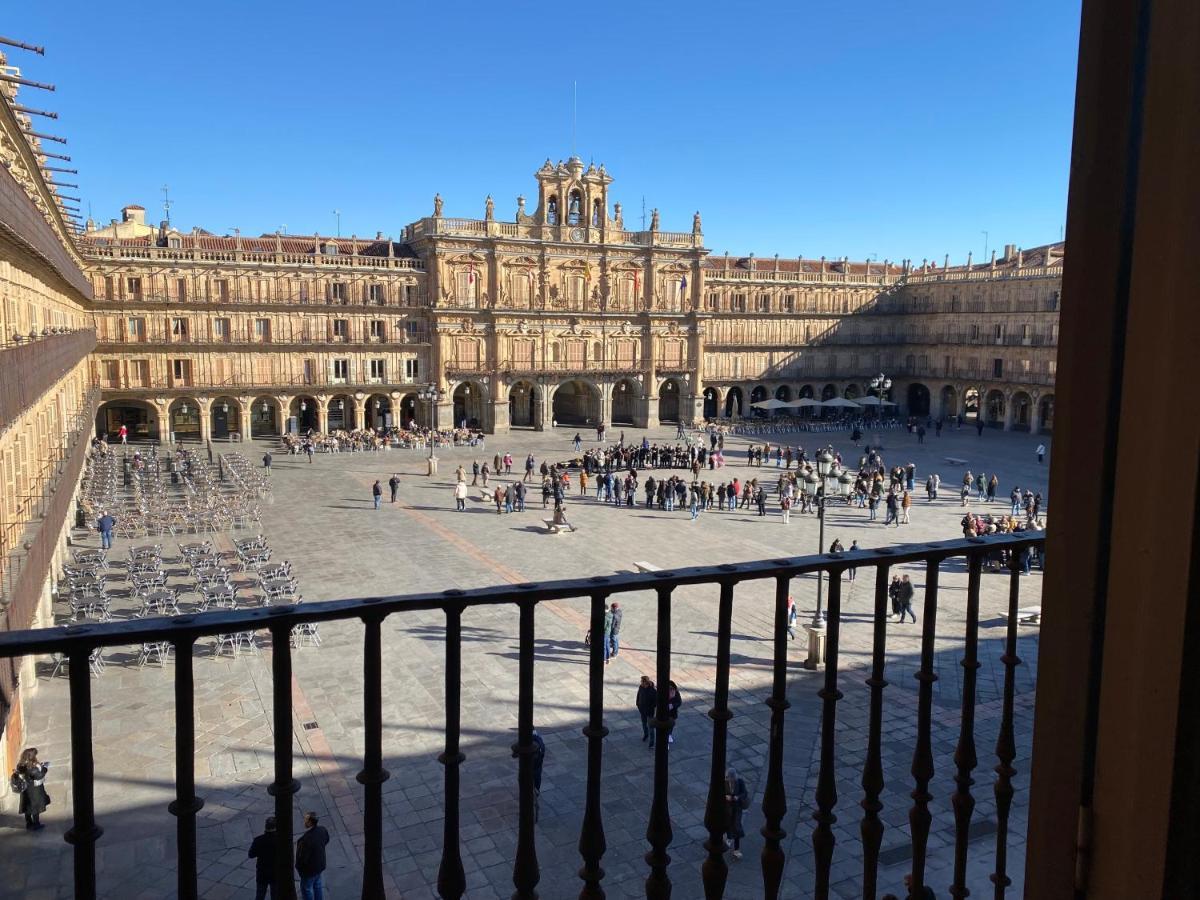 Apartamento Plaza Mayor Salamanca Con 2 Balcones A La Misma Plaza Mayor Zewnętrze zdjęcie